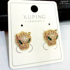 Сережки Xuping14К 10889 (1.2см)